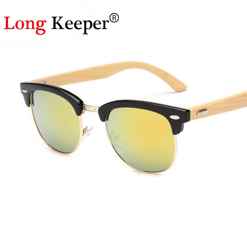 Classic Wood Bamboo Retro Sunglasses